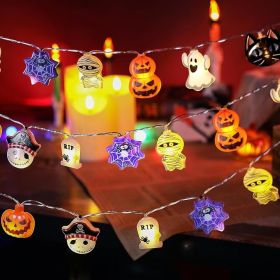 Halloween Lights, 9.8ft 20 LED 2025 Indoor Halloween Fairy Lights