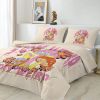 3 pcs Hippie Mushroom Comforter Set, Retro "Stay Weird" Print Bedding, Ultra-Soft Microfiber, All-Season Quilt for Teens & Adults