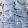Blue 2-Piece & 3-Piece Bedding Comforter Set â€“ Twin/Queen/King â€“ Soft Microfiber