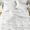 White 2-Piece & 3-Piece Bedding Comforter Set â€“ Twin/Queen/King â€“ Soft Microfiber