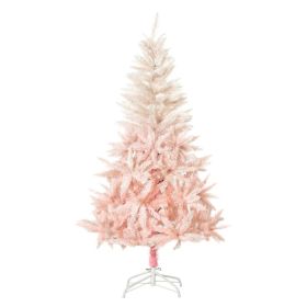 5ft Unlit Spruce Artificial Christmas Tree with Realistic Branches and 450 Tips, Pink (Option: Pink-1000x180x200 mm)