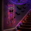 Halloween Decorations Broom Parking Sign with 3 Witch Brooms â€“ Themed Wooden Sign Porch Decor for Indoor Outdoor Door Home Wall Halloween Party