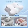 Ergonomic Cervical Neck Pillow for Sleeping â€“ Memory Foam Pillow with Massage Nodes for Neck Pain Relief, Side Sleeper & Back Support