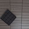 One box of 11 pieces, 300 * 300 * 22mm per piece Outdoor garden floor tiles Pool wood plastic DIY buckle splicing wpc